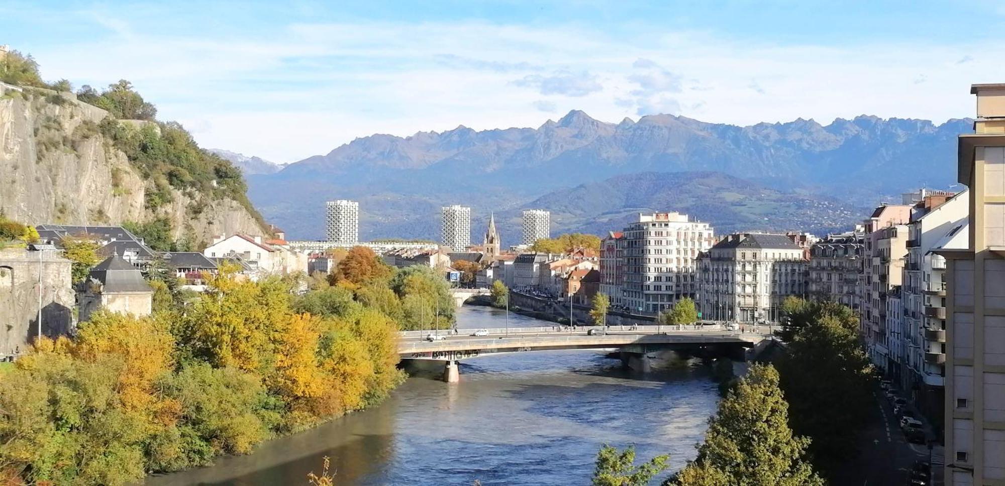 Appartement Hagaki Vue Panoramique Proche Gare Netflix Γκρενόμπλ Εξωτερικό φωτογραφία